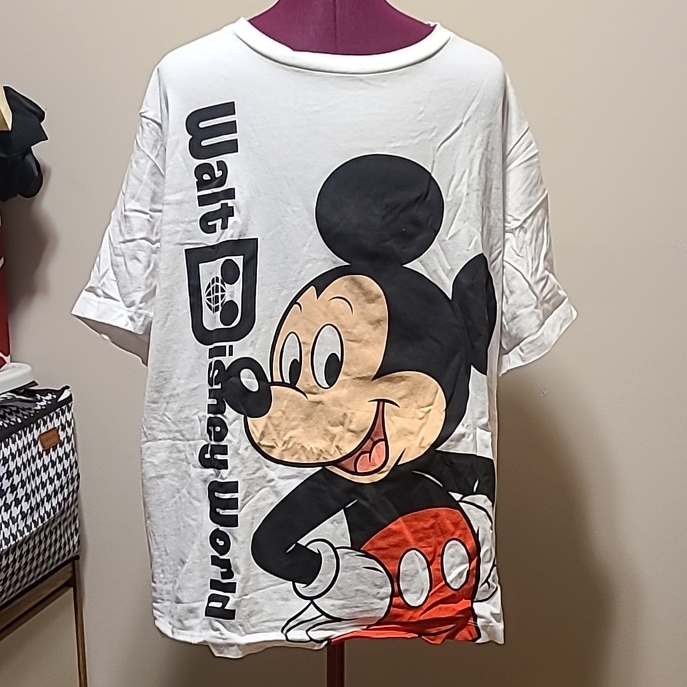 Disney White Mickey Mouse Shirt